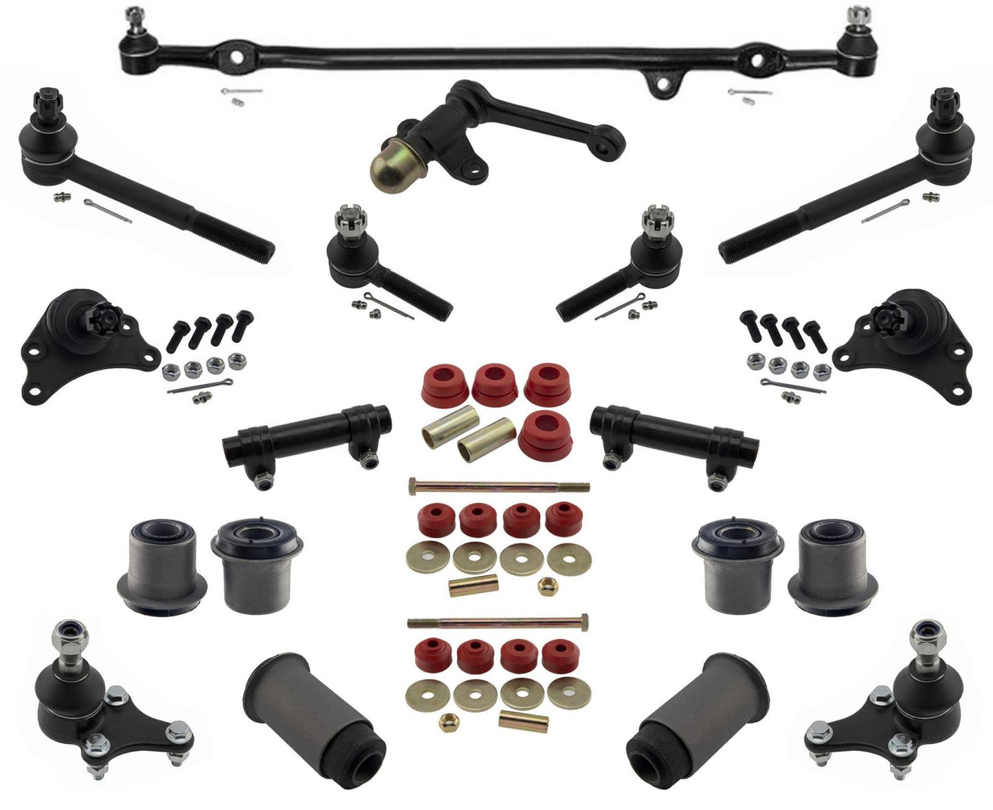 Control Arm Bushings Tie Rods BJ Center Link For Pick Up Rear Wheel Dv 84-88