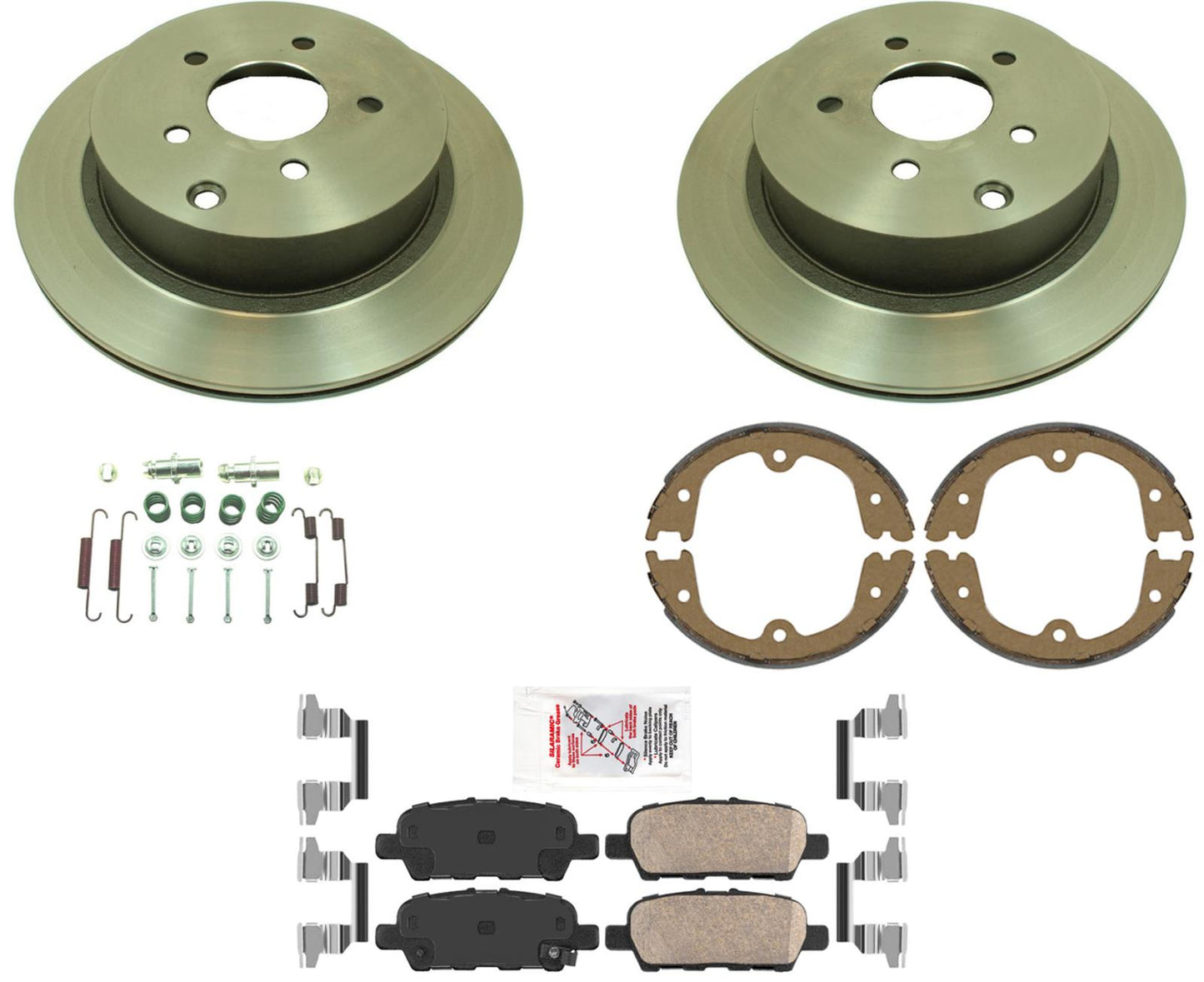 Carbon Performance Brake Rotors Brake Pads for Nissan Maxima 04-08 Murano 05-07