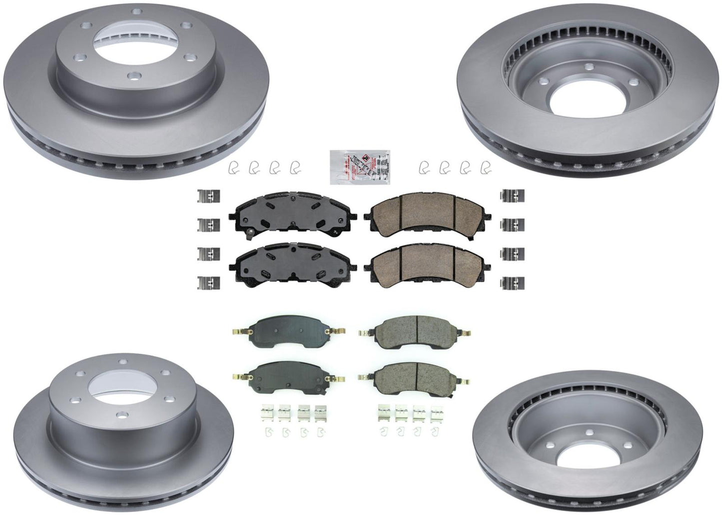 Disc Brake Rotors Front Rear Ceramic Brake Pads for Bronco 2021 2022 2023 2024