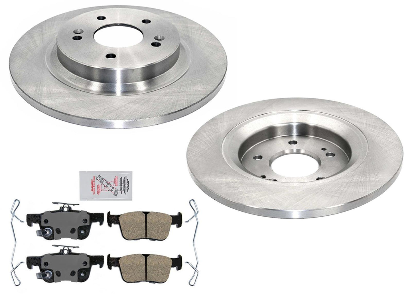 Rear Disc Brake Rotors Ceramic Disc Brake Pads For Hyundai Santa Fe 21-24 2.5L