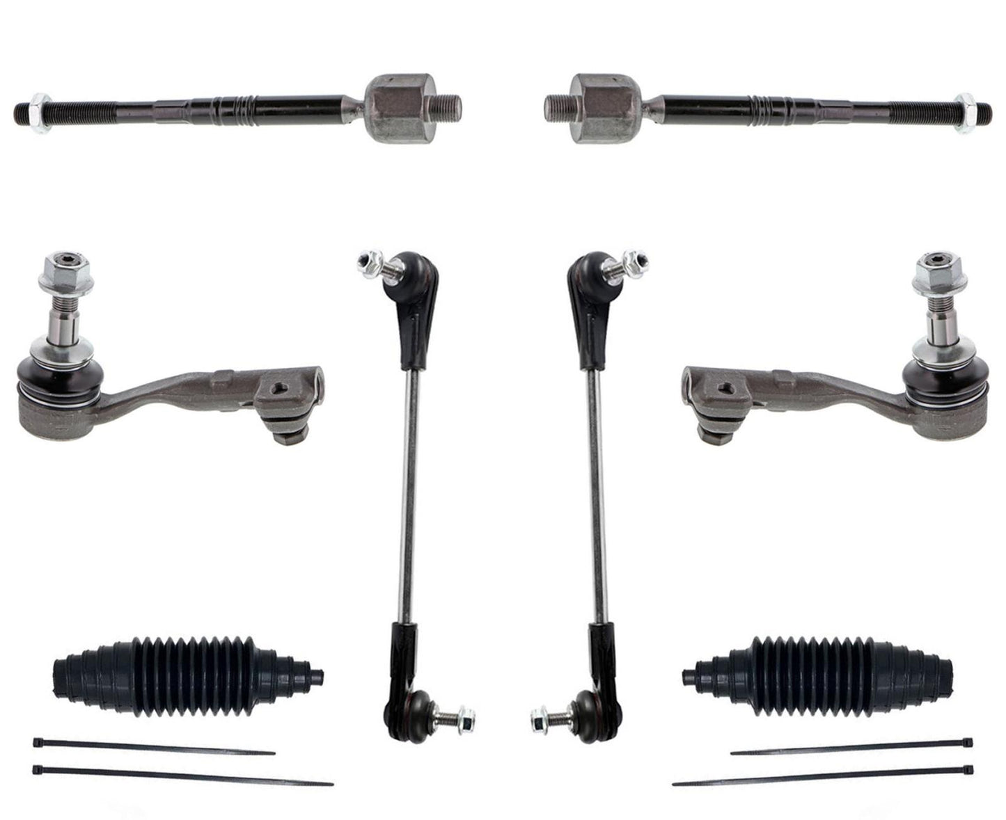 Front Inner Outer Tie Rods Sway Stabilizer Links For BMW 230i XDrive 2017-2021