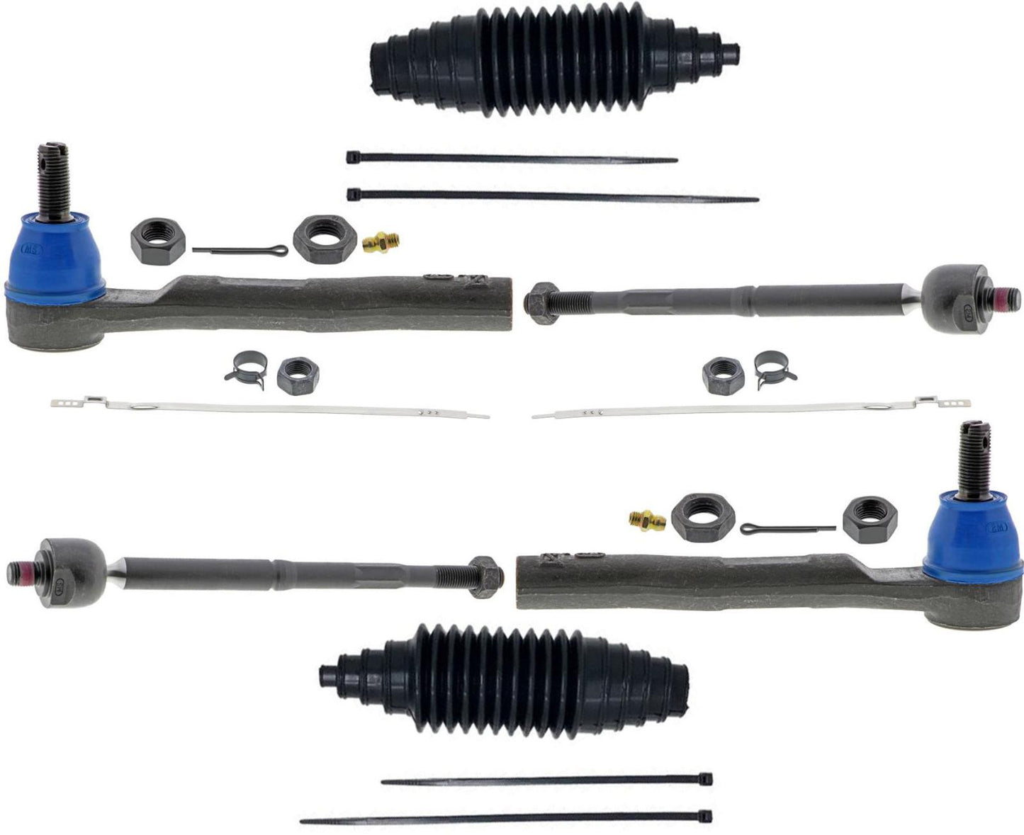 Mevotech Front Inner & Outer Tie Rods Assembly For Honda HR-V 2016-2022