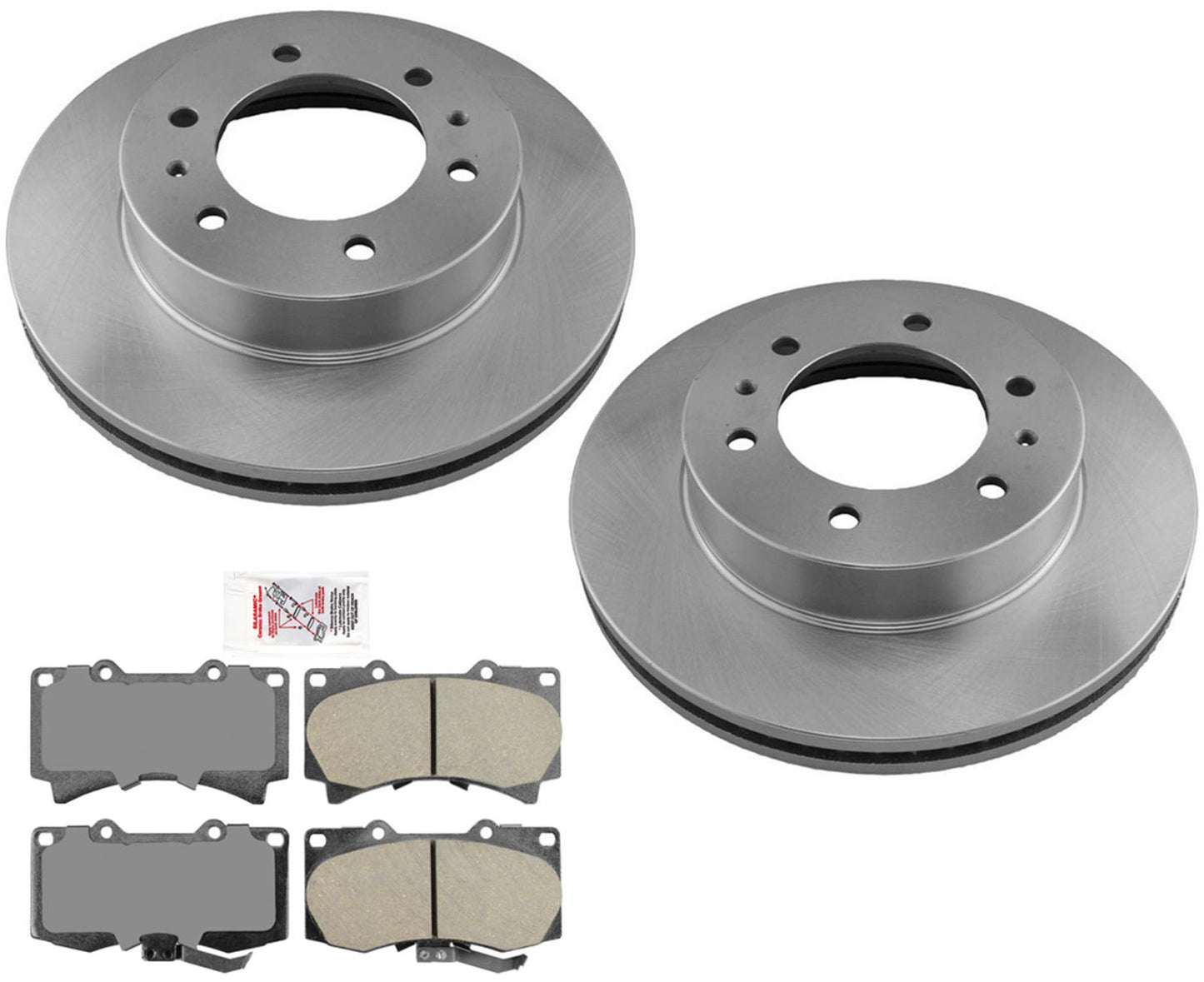 AME Improved Performance Disc Brake Pads Disc Brake Rotors For 06-10 Hummer H3