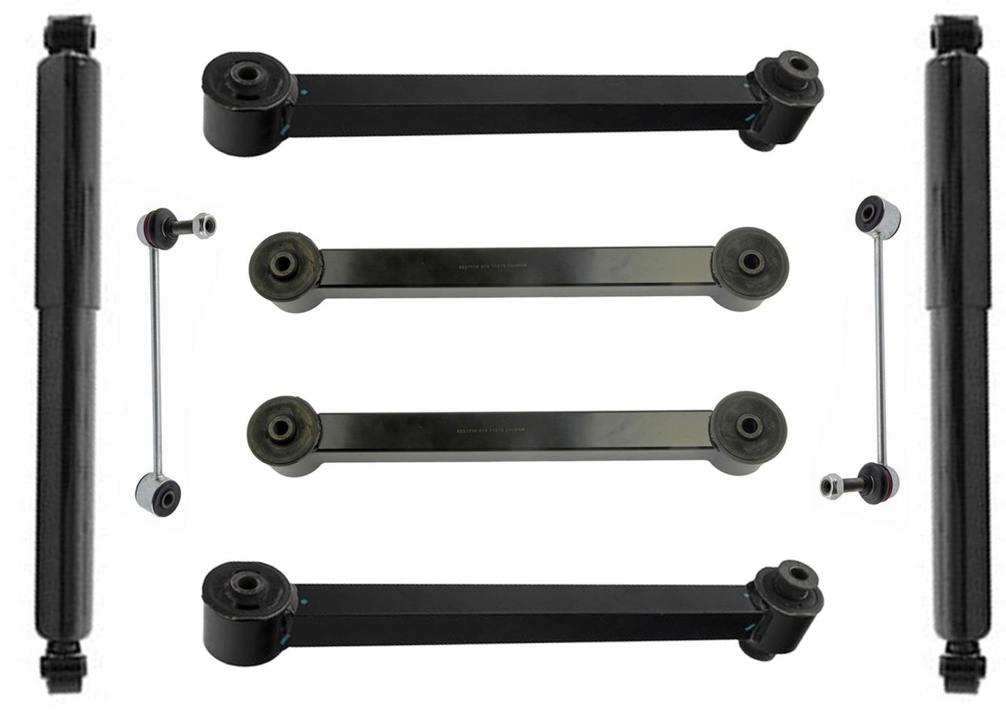 Bujes de brazos de control superiores e inferiores de SUV para Jeep Liberty 2008-2013