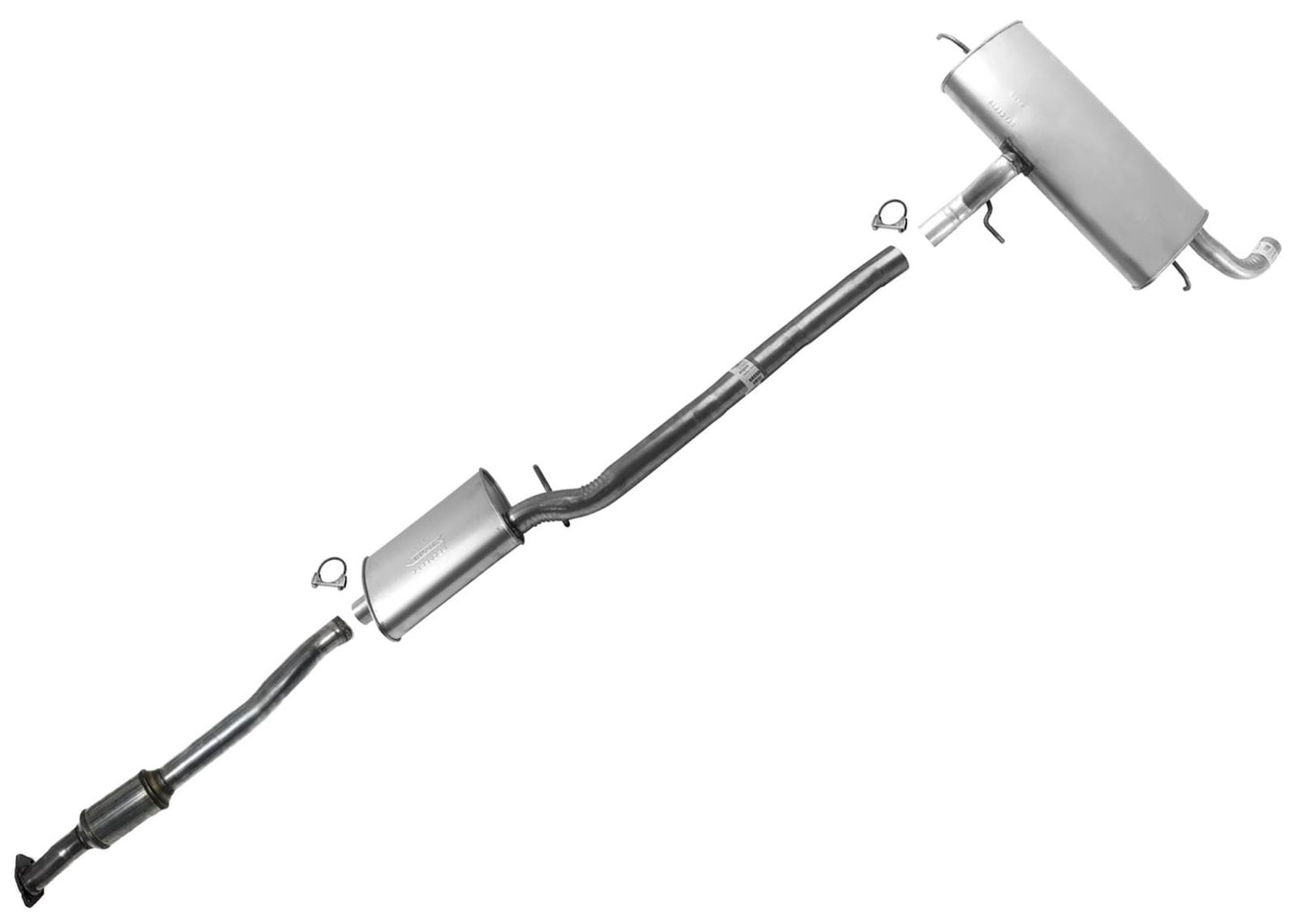 Sistema de escape completo con convertidor para motor GMC Terrain 10-17 2.4L