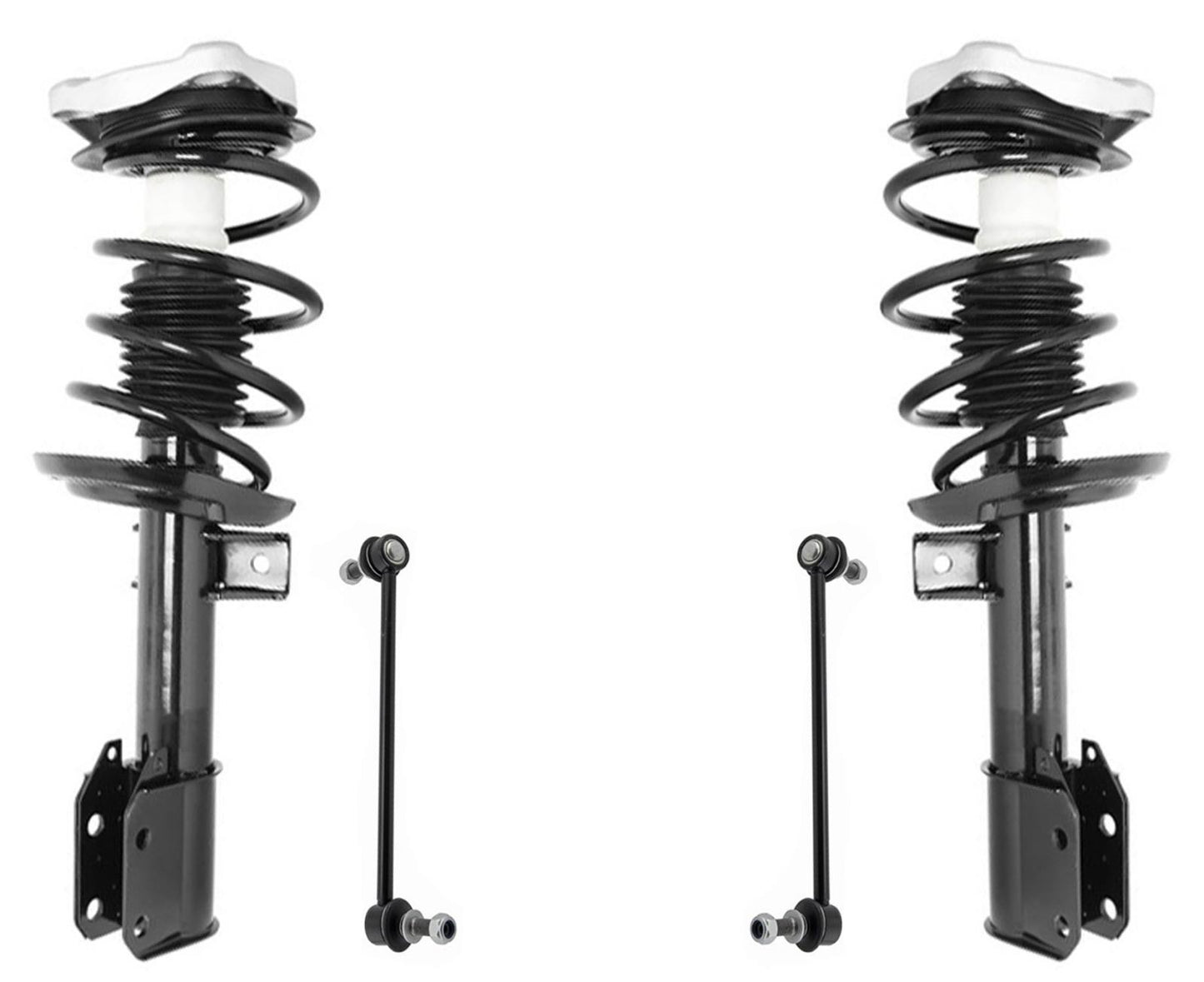 Puntales delanteros completos y enlaces de barra estabilizadora para Mercedes Benz GLK350 2010-2015
