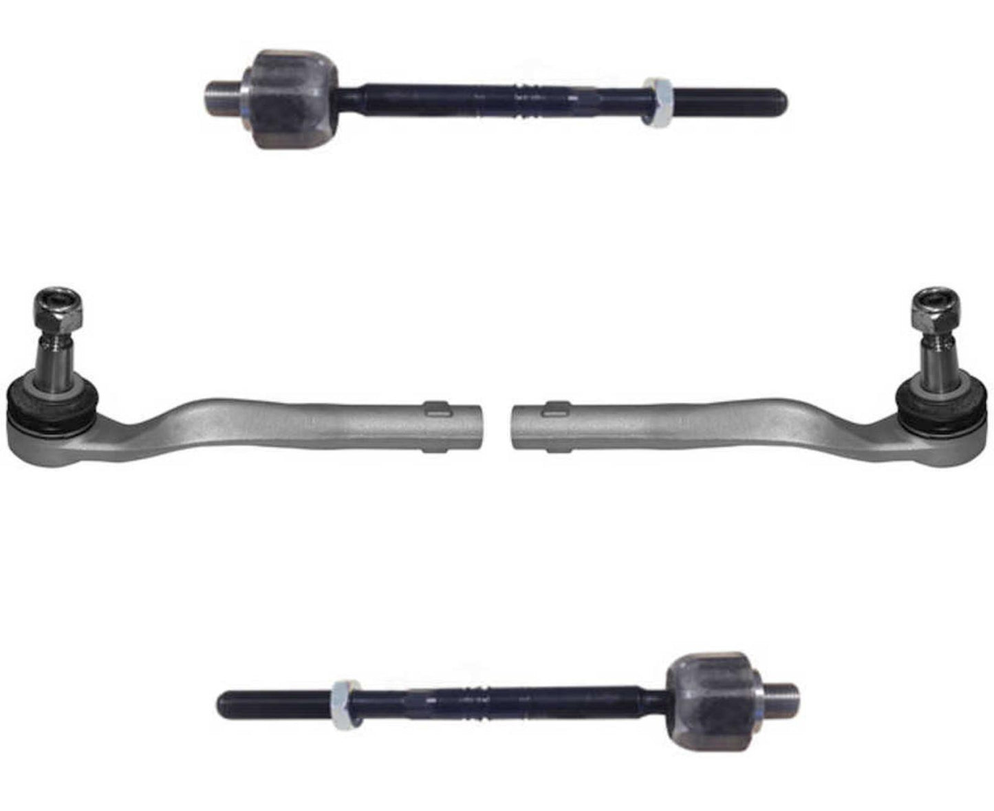 Inner & Outer Tie Rods For Mercedes GLK250 2013-15 W/ Electronic Power Steering