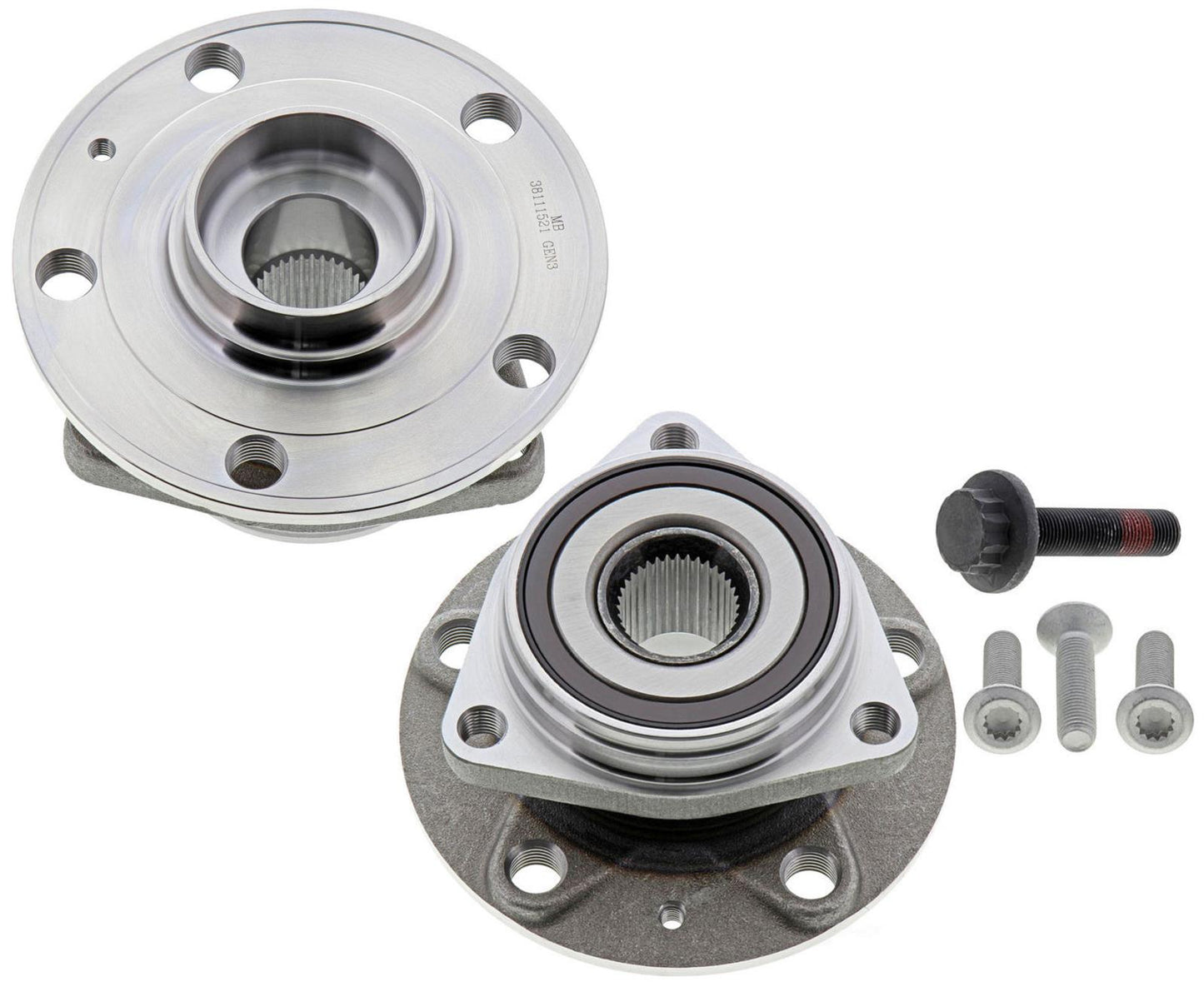 Mevotech Front Wheel Bearings & Hub Assembly For Volkswagen Tiguan 2018-2023