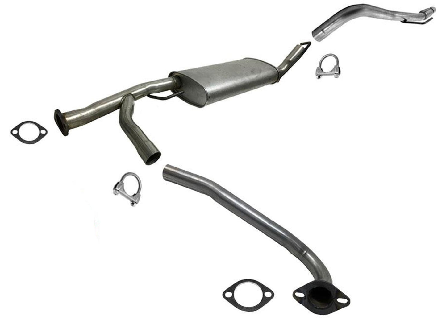 Rear Muffler Tail Pipe Exhaust System for Nissan Xterra 2005 2006 2009 2010 2015