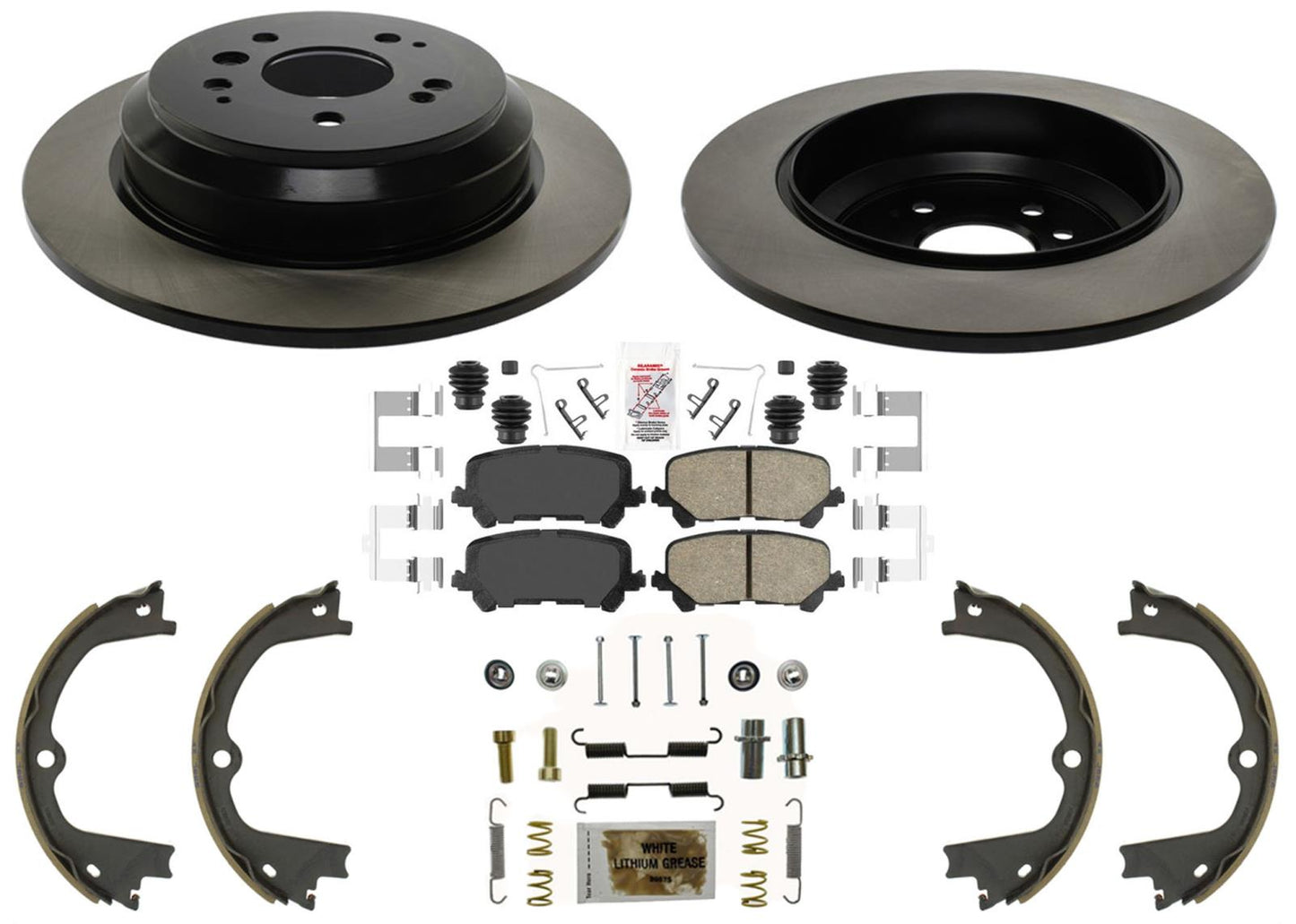 Pastillas de freno de rotores de freno de disco Rr Carbon Performance para Honda Passport 2019-2023