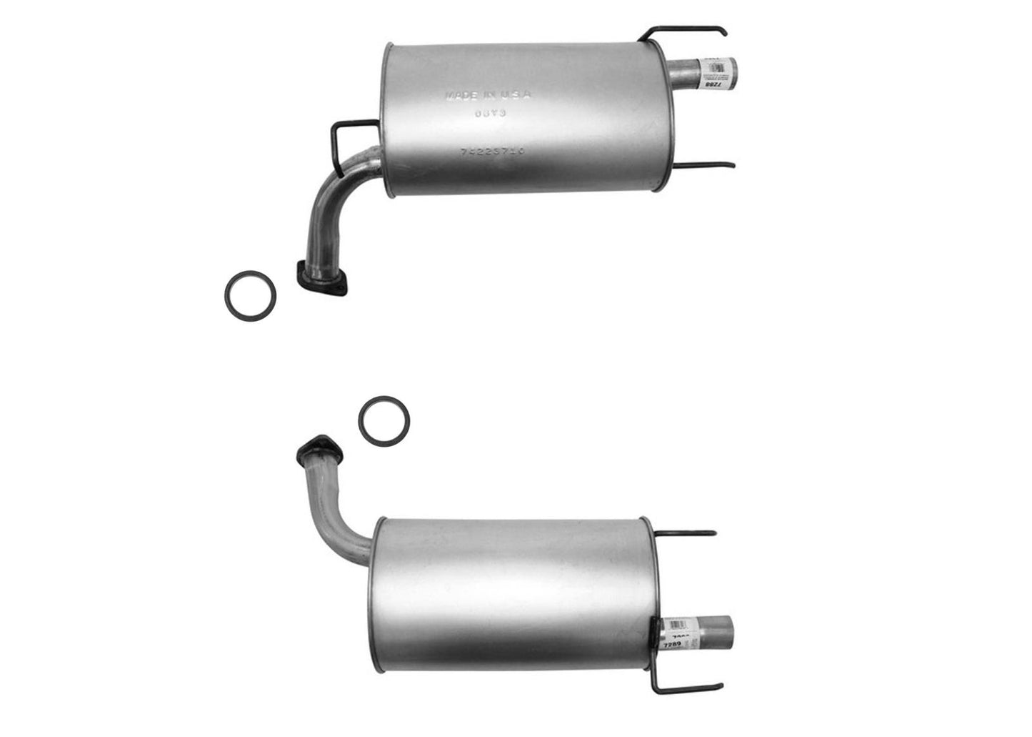 Silenciadores traseros izquierdo + derecho duales para Camry XLE 07-11 ES350 07-12 3.5L V6