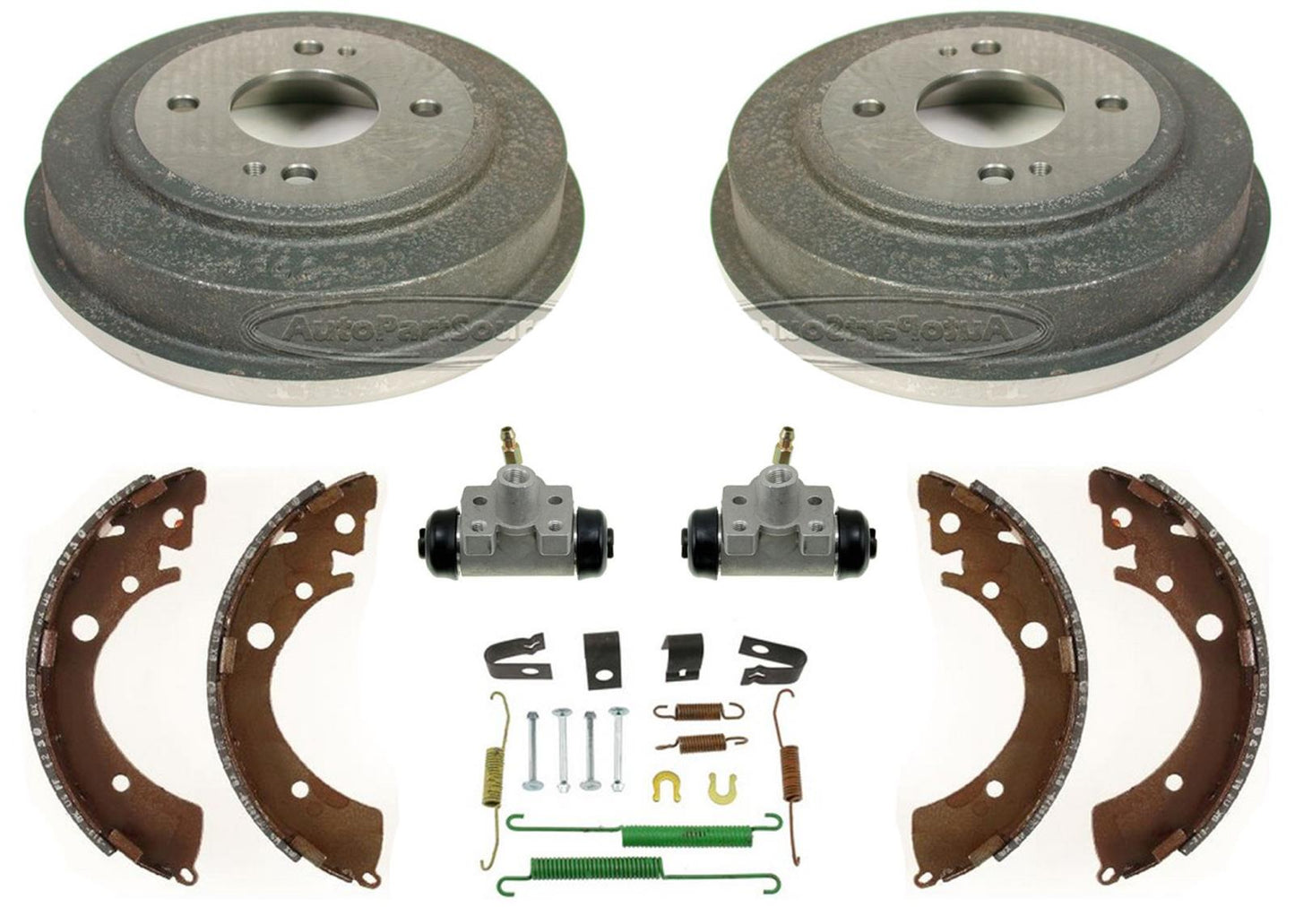 Rear Drums Brake Shoes Cylinders Hardware for Honda Civic 1996 1997 1998 2000