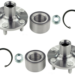 Front Left & Right Wheel Bearings & Hub Repair Kit For Toyota Corolla 2003-2019