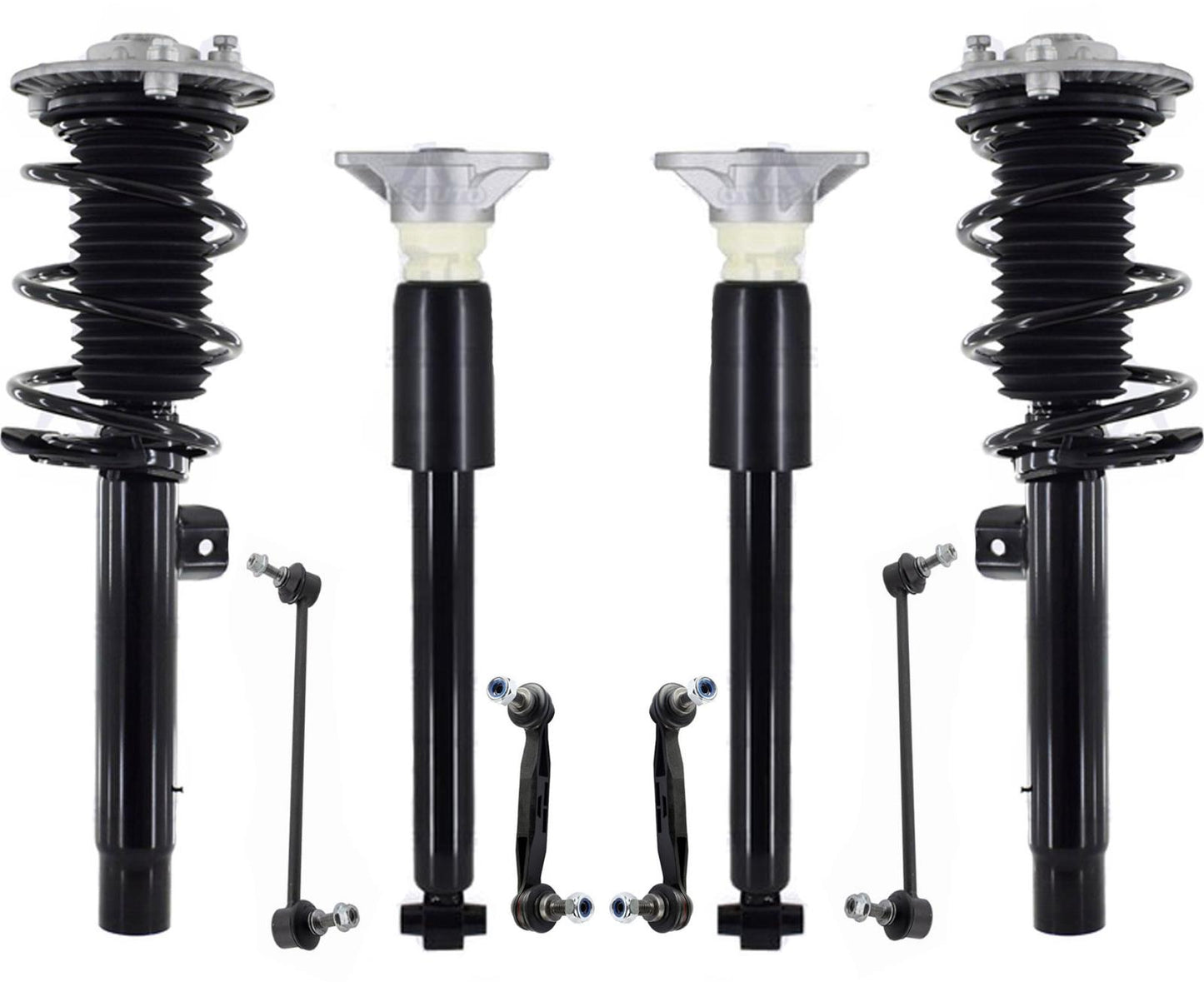 Front Complete Struts Rear Shock Absorber & Links For BMW 335I 2012-2015 Sedan