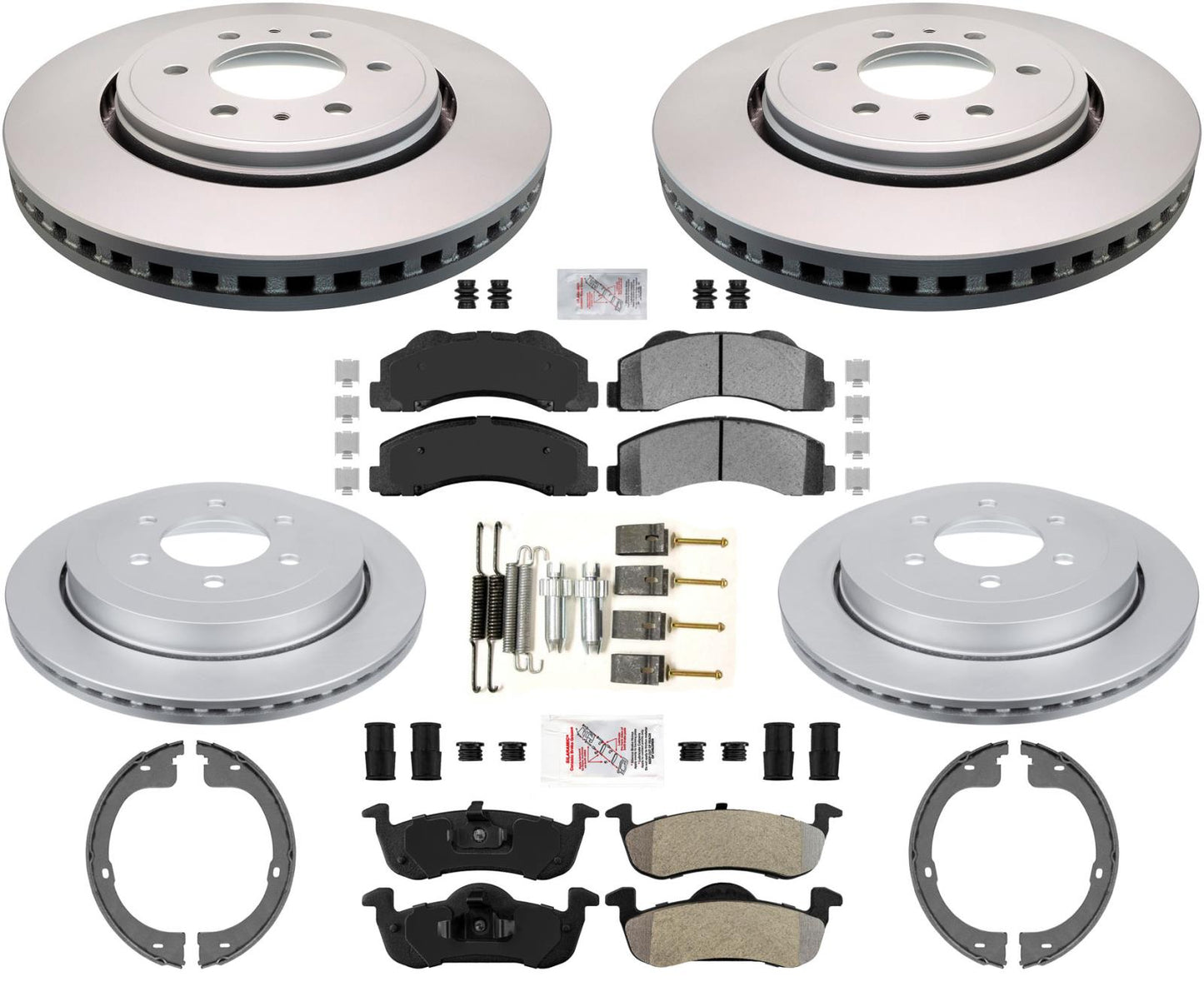 For 2010-2017 Ford Expedition Improved Performance Brake Rotors ASD Brake Pads