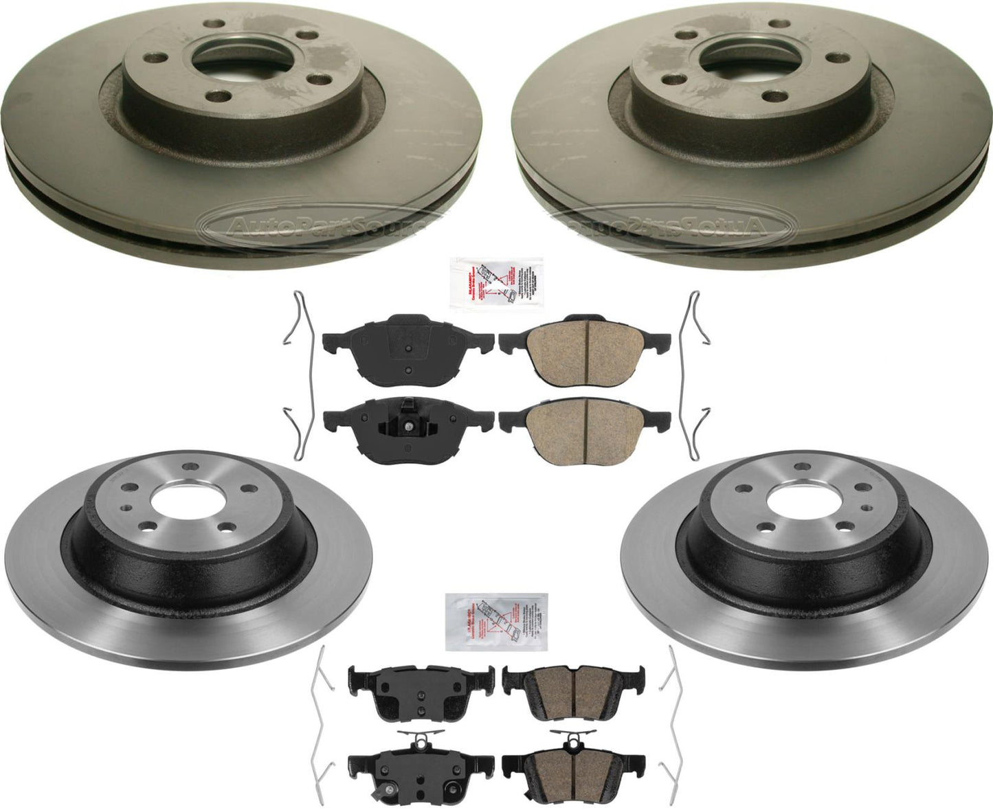 Carbon Performance Disc Brake Rotors For 2017-19 Ford Escape Front Wheel Drive