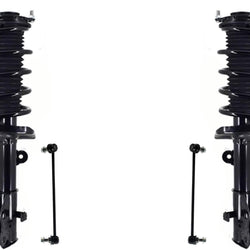 Front Struts W/ Coil Spring Asembly & Sway Bar Links For Acura RDX 2013-2018