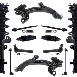 Front Complete Struts Lower Control Arms Tie Rods & Links For Acura RDX  07-12