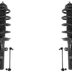 Front Complete Struts W Coil Spring & Sway Bar Links For Transit 150 2015-2019