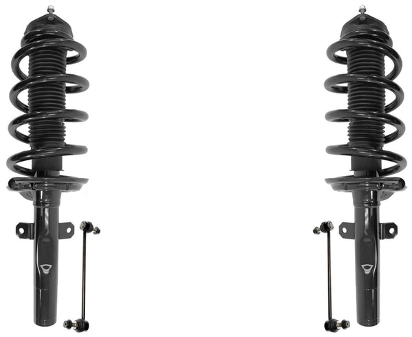 Front Complete Struts W Coil Spring & Sway Bar Links For Transit 150 2015-2019