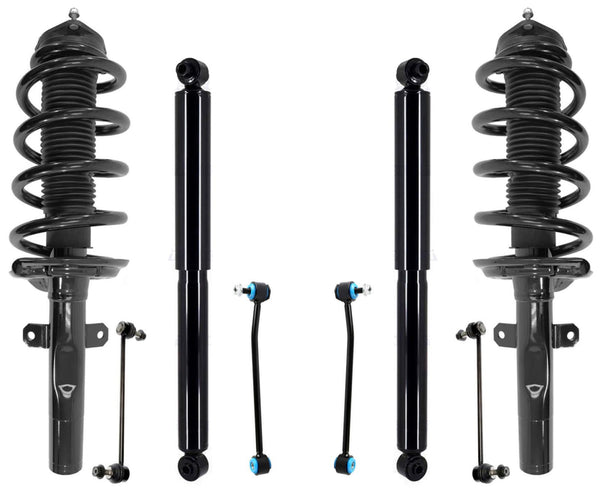 Front Complete Spring Struts Rear Shocks & Links For Ford Transit 150 2015-2020