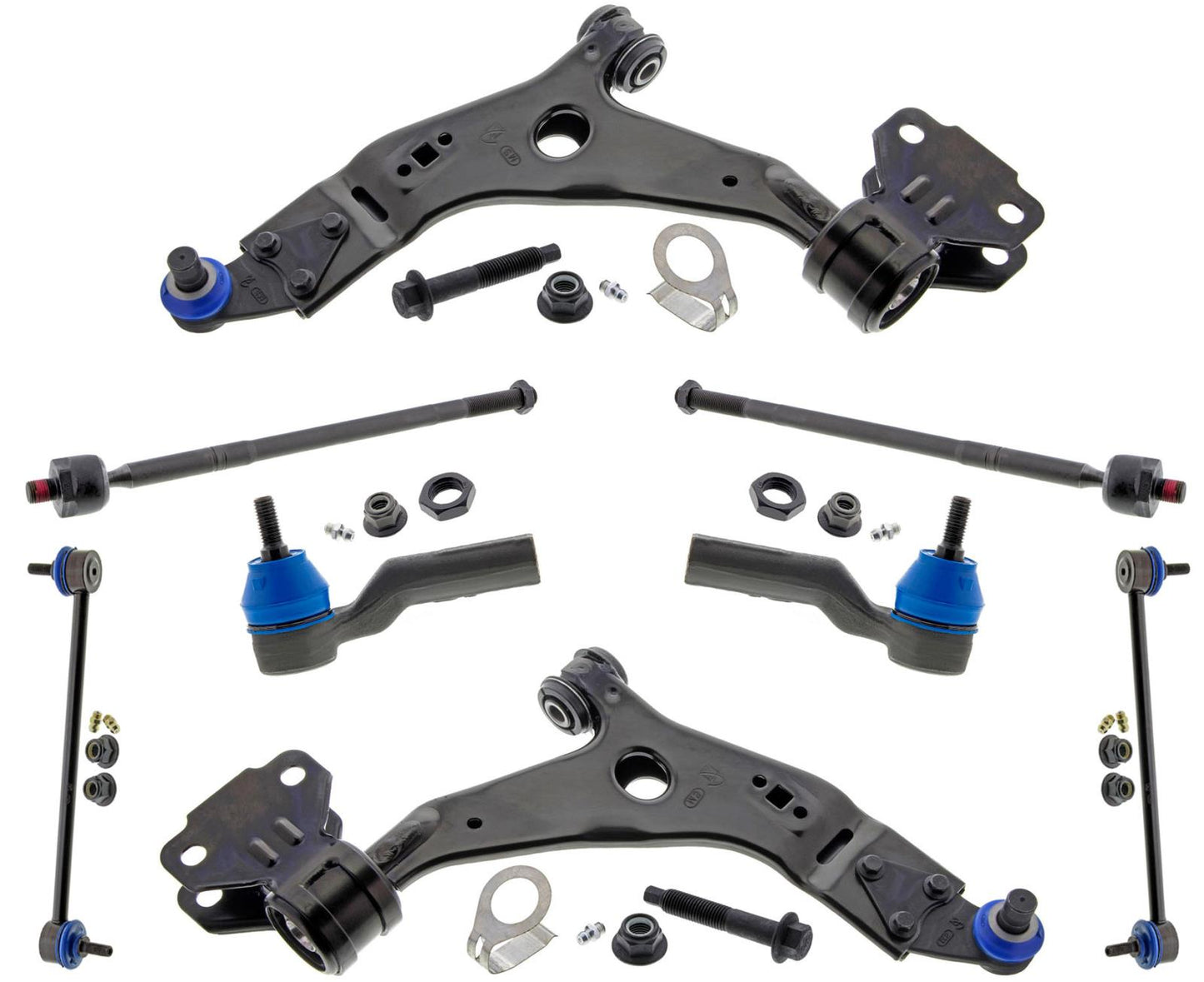 Mevotech Lower Control Arms Ball Joints Tie Rods & Links For Lincoln MKC 15-19