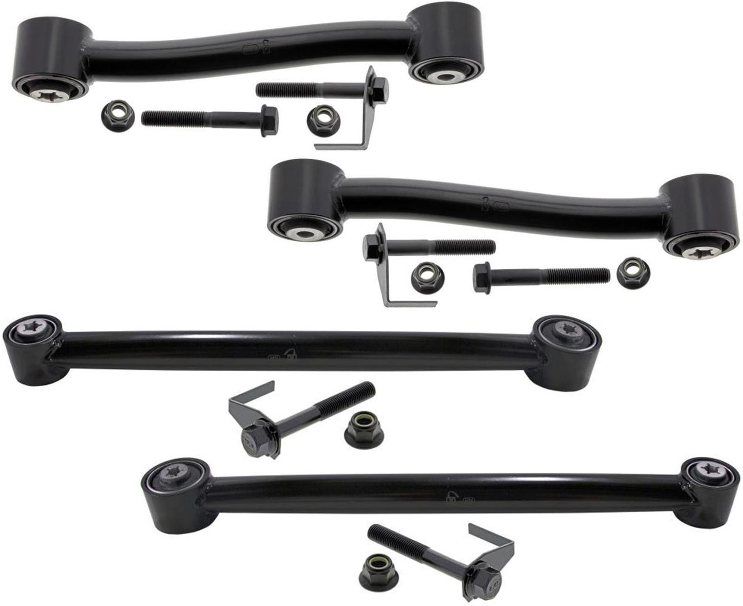 Mevotech Rear Lower & Upper Control Arms W/ Bushings For Ford Bronco 2021