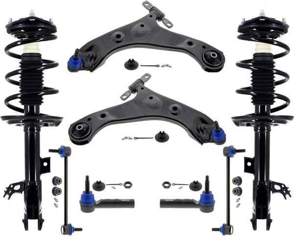 Front Struts Control Arms Tie Rods & Links For Toyota Highlander 2020-2022 AWD