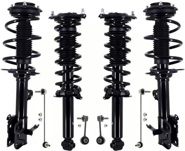 Front & Rear Struts Assembly W/ Coil Spring & Links For Subaru Outback 20-23