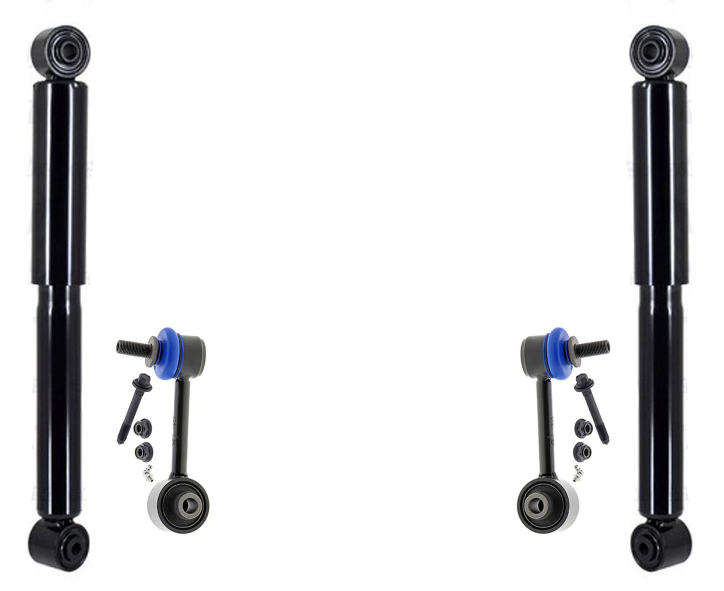 Rear Shocks Absorber & Links For Toyota Highlander 2020-2022 Front Wheel Drive