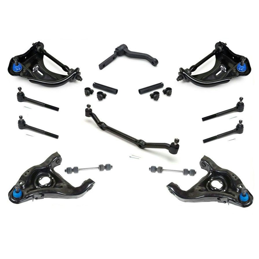 96-03 S10 PICKUP Rear Wheel Drive Only Control Arms Ball Joints Tie Rods Center