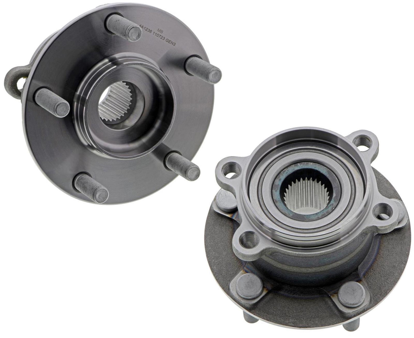 Mevotech Rear Left & Right Wheel Hub Bearings For Mazda CX-9 2016-2023 AWD
