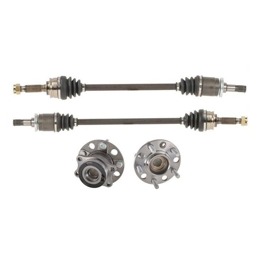 Rear Axles & Wheel Hub Bearings for Jeep Compass 2007-2017 4x4 All Wheel Drive