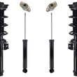 Coil Spring Struts + Rear Shocks Mounts & Bushings for 2007-2016 Volkswagen EOS