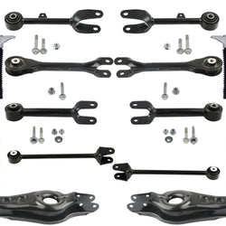 Rear Shocks Upper & Lower Forward & Rearward Control Arms For Telsa 3 2017-2021