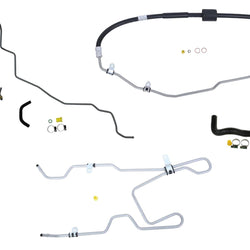 Power Steering Pressure & Return Hose Tube Kit for 10-12 Hyundai Santa Fe 2.4L
