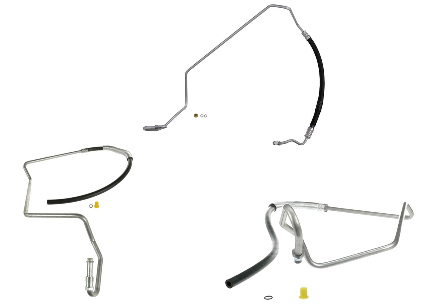 Power Steering Pressure & Return Hose Tube Kit for 1999 2000 Volvo S70 V70