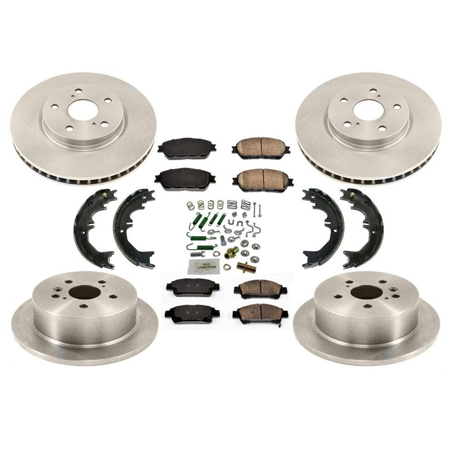 8Pc Disc Brake Rotors Ceramic Pads for Toyota Sienna Van 4 Wheel Disc 2004-2010