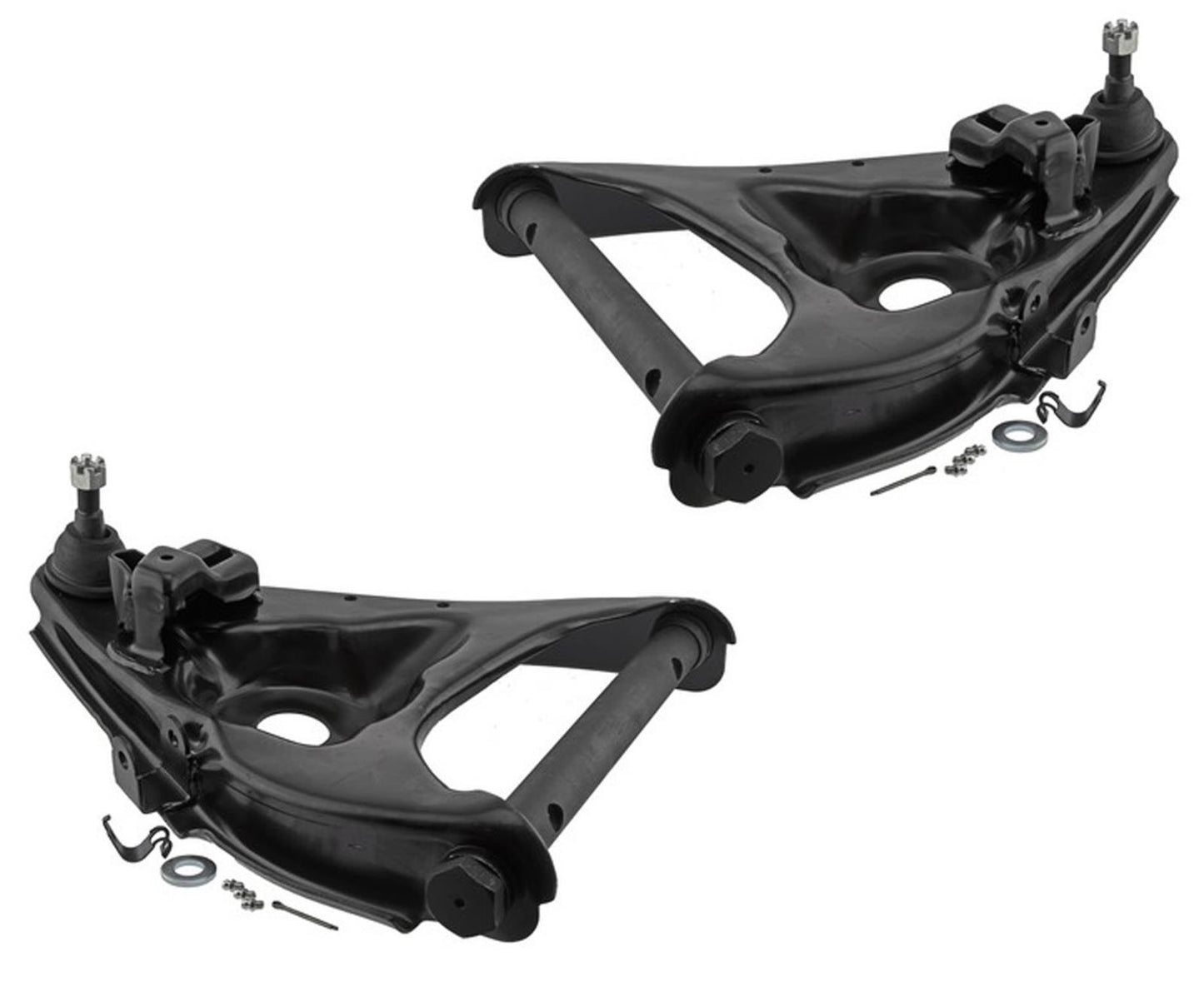 Lower Control Arms W/ Ball Joints & Round Shaft For Chevrolet C20 C30 1975-1986