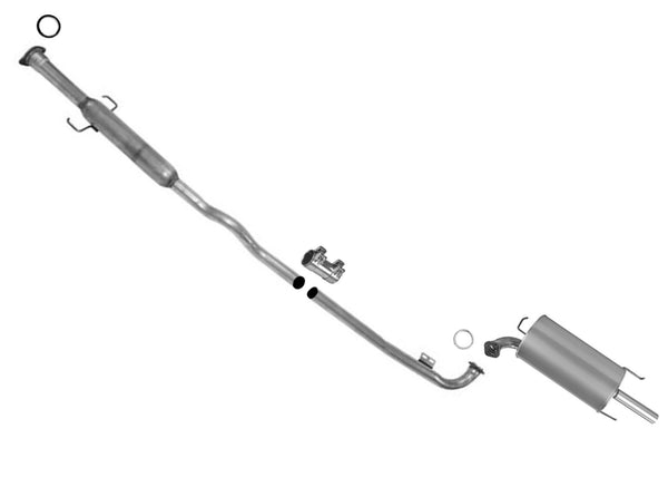 Muffler Resonator Pipe For Toyota Camry 2003 2006 2.4 with California Emissions