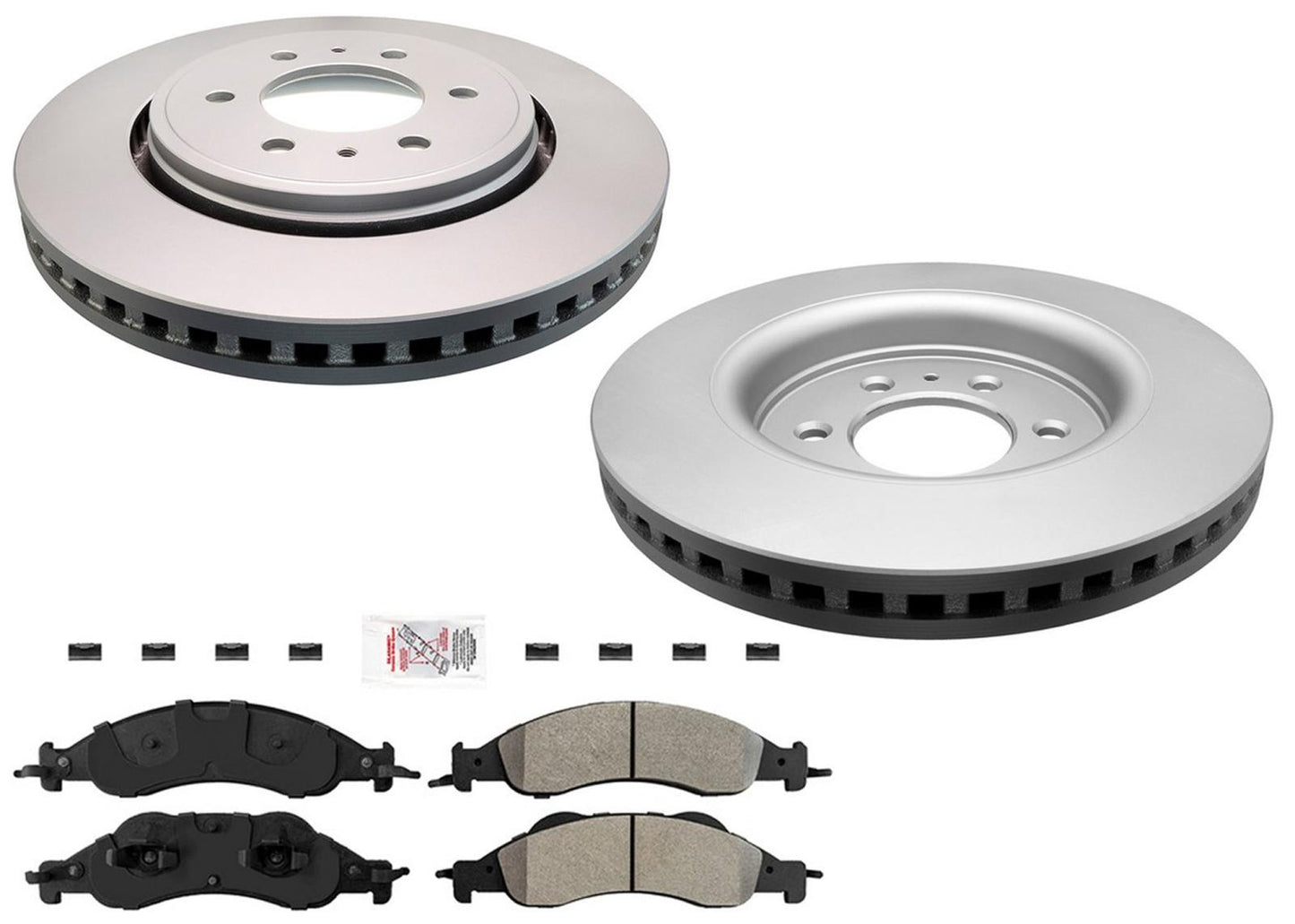 AME Improved Performance Disc Brake Rotors Pads for Ford Expedition 2007-2009