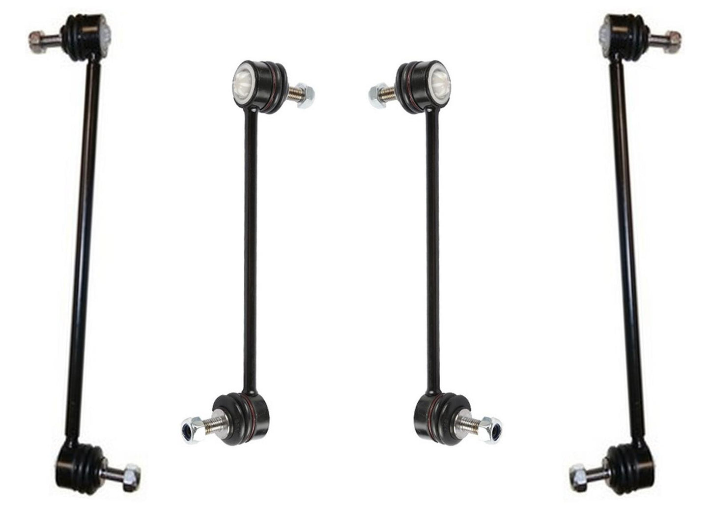 Front + Rear Left Right Sway Bar Links For 12-16 Land Rover Range Rover Evoque