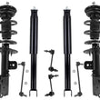 Front Struts Rear Shocks & Links For Ford Police Interceptor Sedan 2013-2019