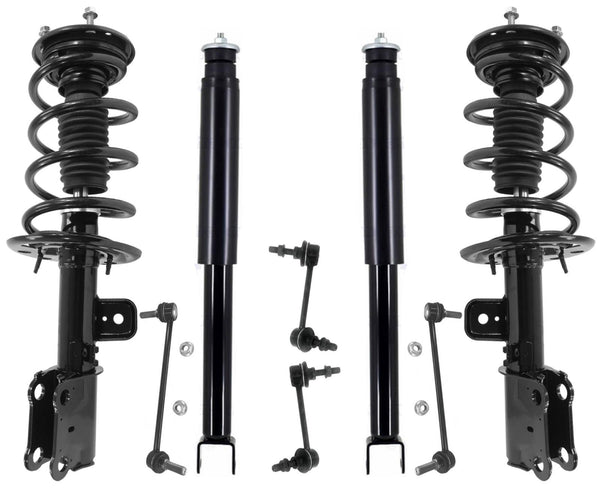 Front Struts Rear Shocks & Links For Ford Police Interceptor Sedan 2013-2019