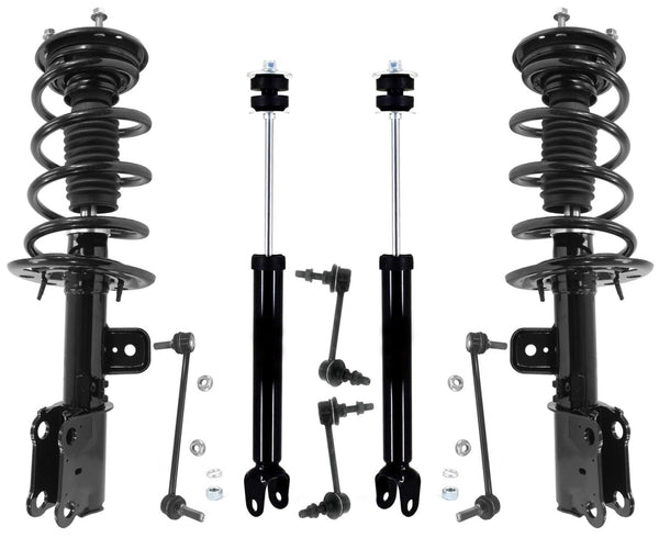 Front Complete Struts Rear Shocks & Links Sway Links For Ford Taurus SHO 13-18