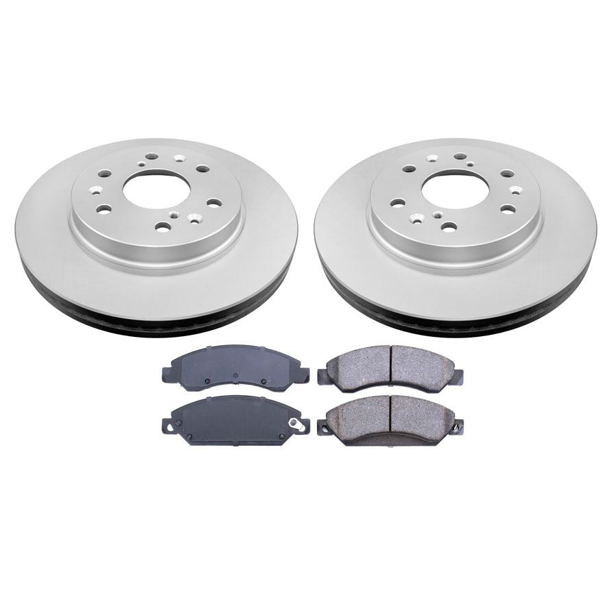 2007 for Cadillac Escalade Chevrolet Avalanche Front Brake Rotors & Ceramic Pads
