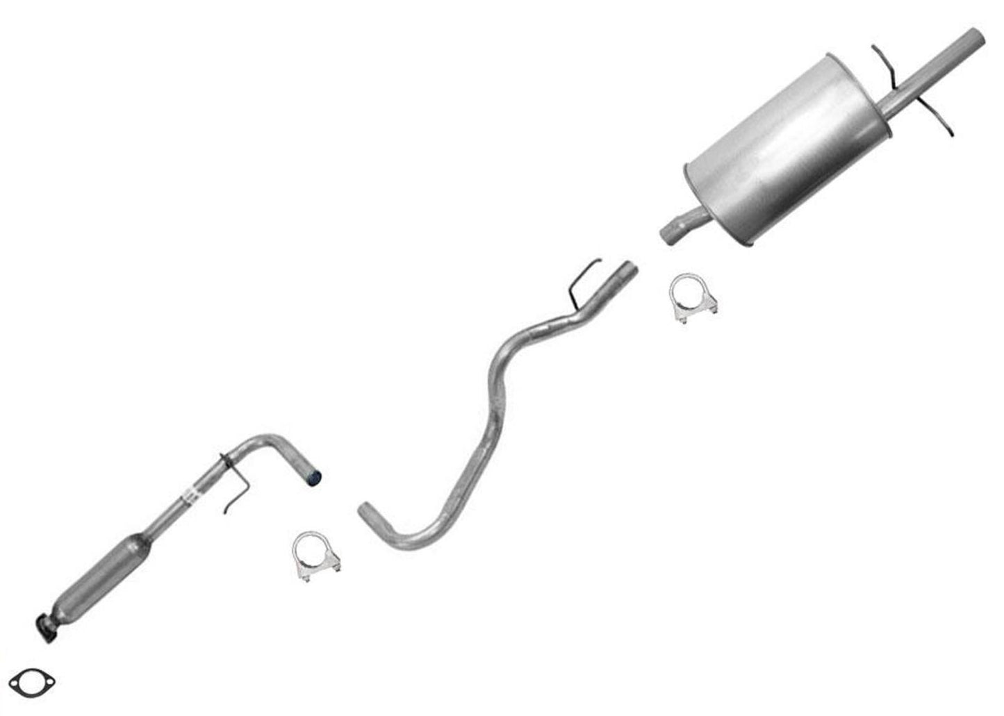 For Chevrolet Cobalt 2.2L 2005 2006 2007 2010 Resonator Pipe Muffler Exhaust