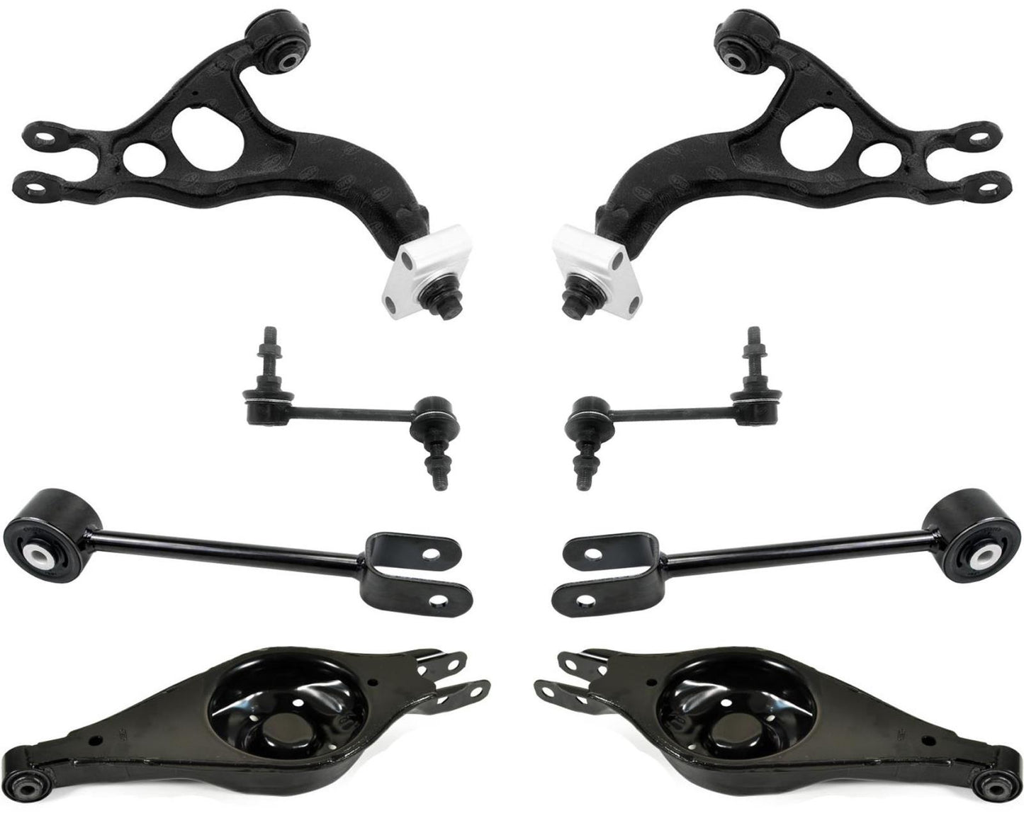 Rear Upper Lower Trailing Control Arms & Sway Bar Links For Ford Flex 2012-2019