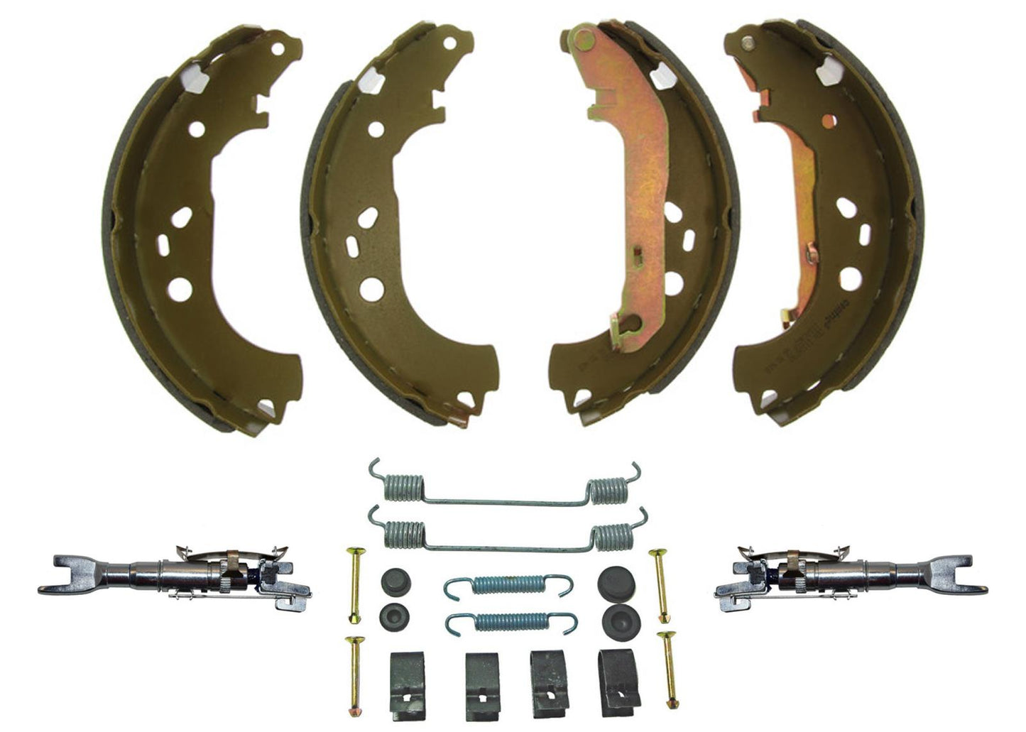 Brake Shoes, Brake Springs, Brake Shoe Adjusters for Ford Transit Connect 10-13