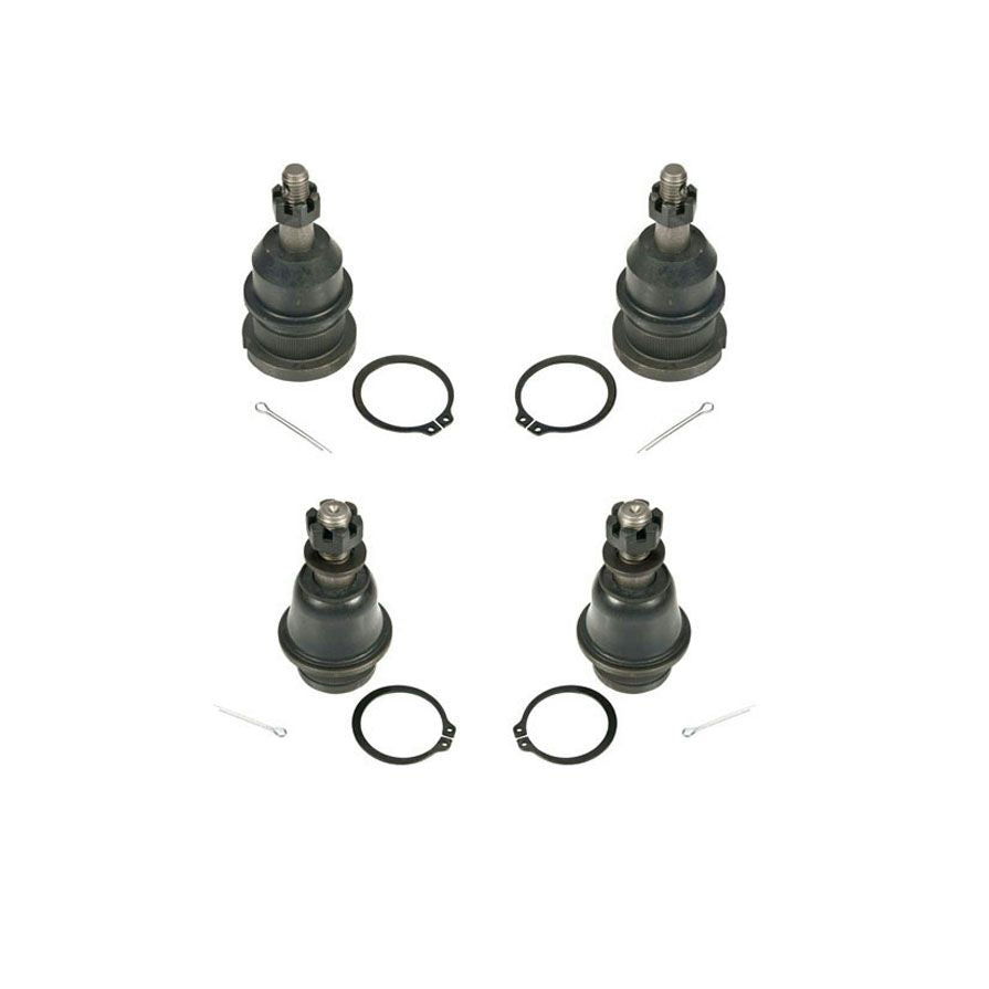 For 1999-2006 GMC Chevrolet Silverado Sierra 1500 4x4 Upper & Lower Ball Joints